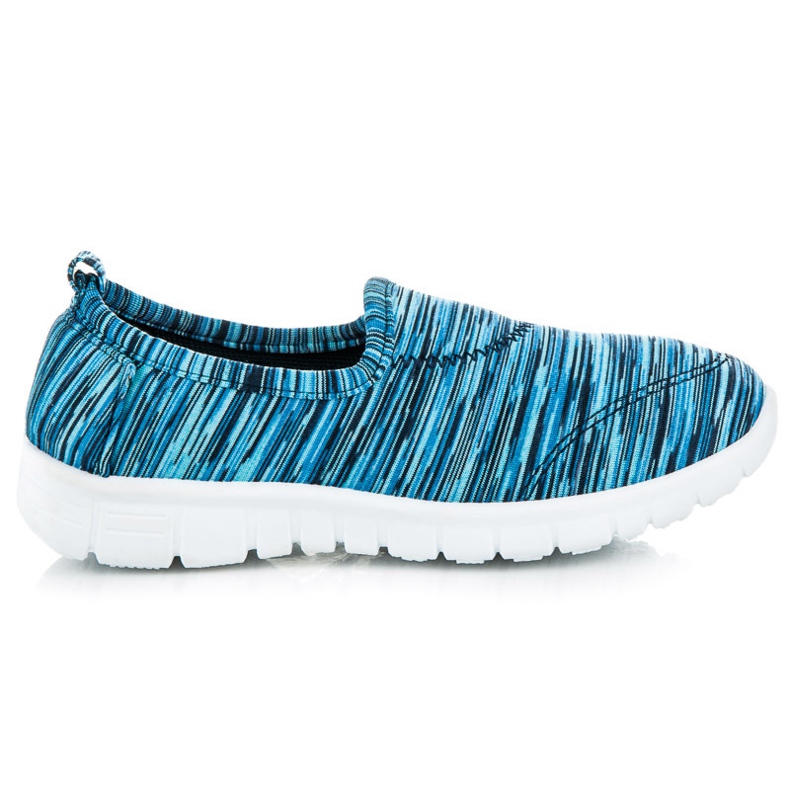 Mckeylor Slip shoes in stripes blue