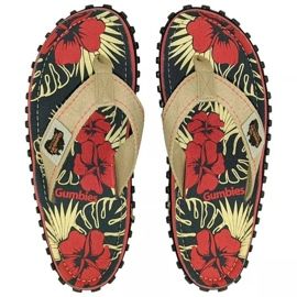 Gumbies Islander Denim Hibiscus Flip-Flops GU-FFISL109 multicolored Gumbies Islander Denim Hibiscus Flip-Flops GU-FFISL109 multicolored