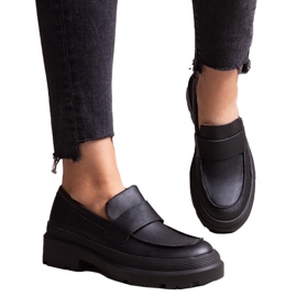 Black eco-leather half-boots Seraphin Black eco-leather half-boots Seraphin