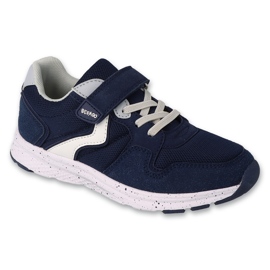 Children's sports Befado, fastened with Velcro, 516Y275, navy blue Children's sports Befado, fastened with Velcro, 516Y275, navy blue