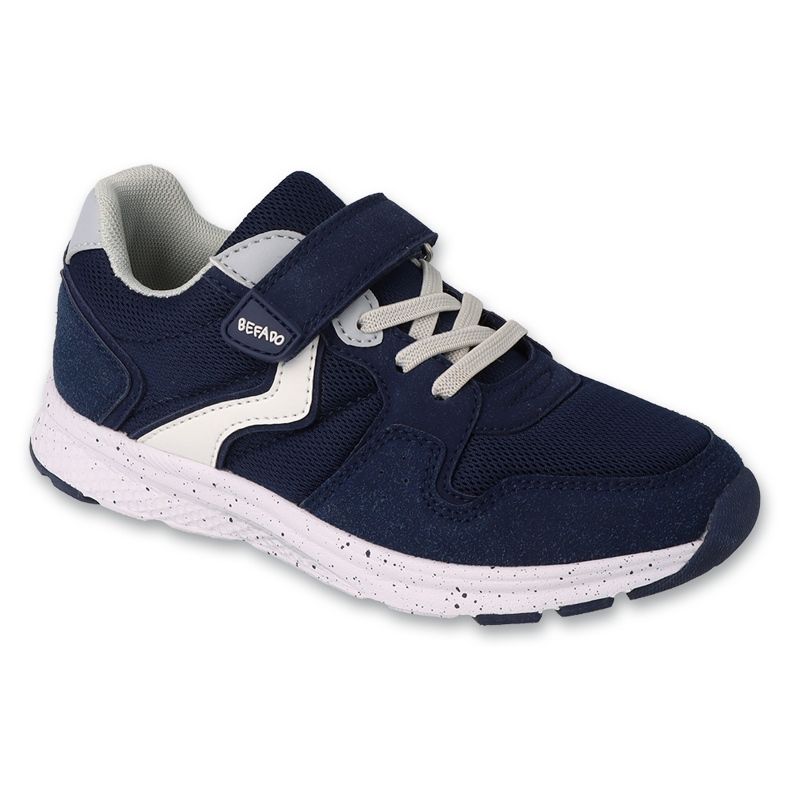 Children's sports Befado, fastened with Velcro, 516Y275, navy blue