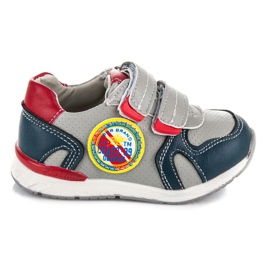American Club Sneakers with Velcro grey