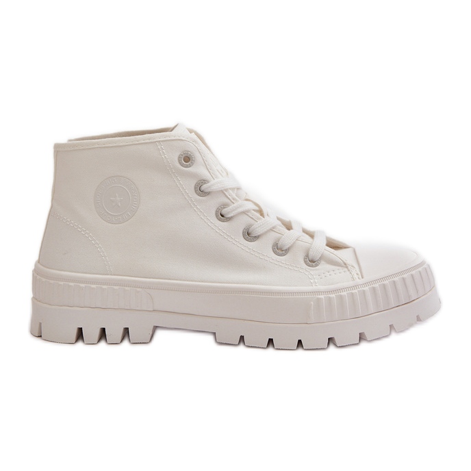 Women's Sneakers With Ankle Boots Big Star OO274009 White