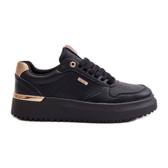Women's Sneakers On The Platform Big Star OO274758 HI-POLY System Black