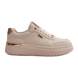 Women's Sneakers On The Platform Big Star OO274757 HI-POLY System White Women's Sneakers On The Platform Big Star OO274757 HI-POLY System White