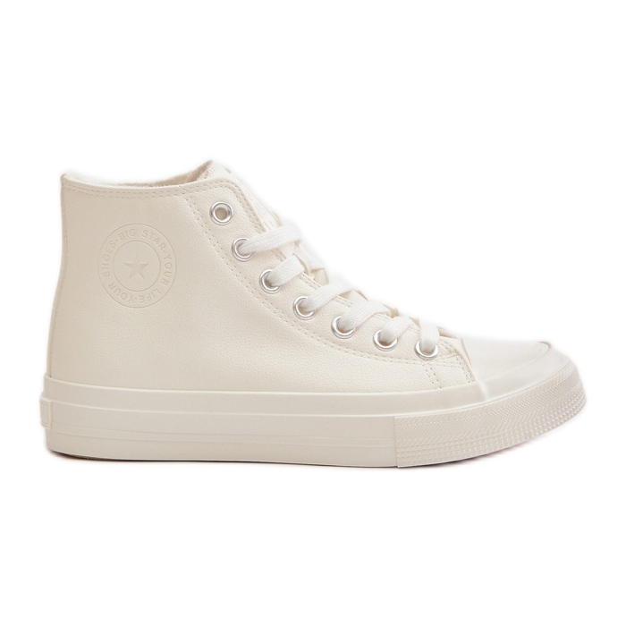 Women's Insulated Sneakers Made of Eco Leather White Big Star OO274932 Women's Insulated Sneakers Made of Eco Leather White Big Star OO274932