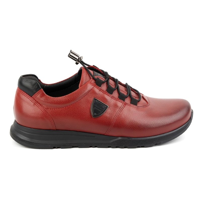 Men's leather shoes KAMPOL 25/39 red