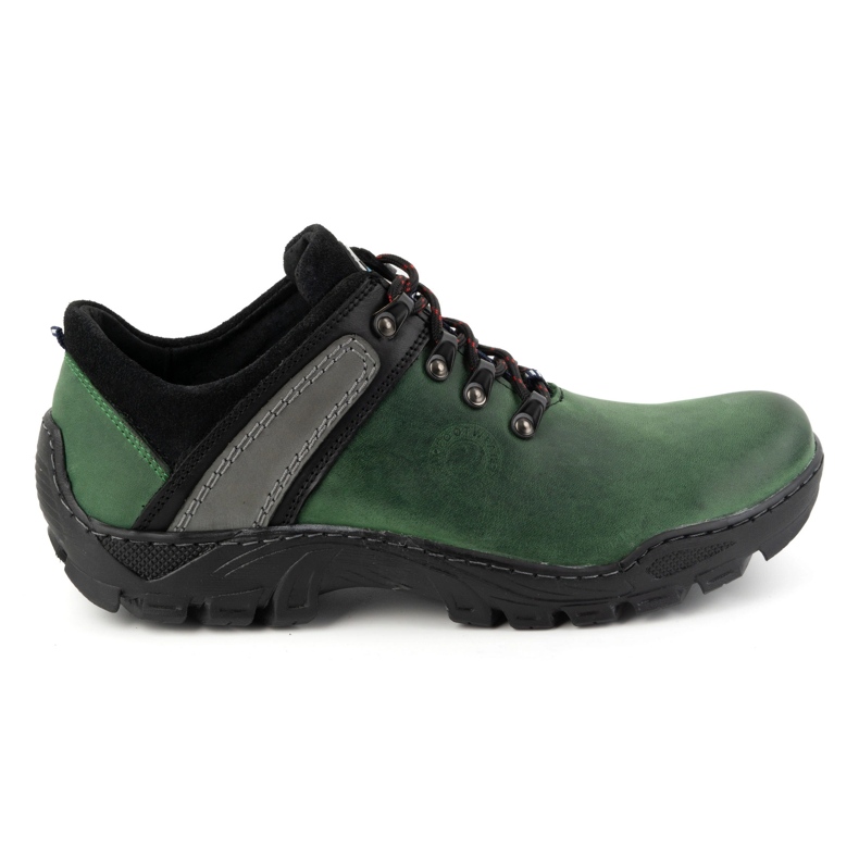 Olivier Men's leather hiking boots 311GT green Olivier Men's leather hiking boots 311GT green