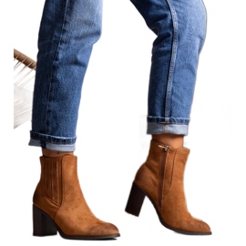 Brown Fikriya ankle boots with heel Brown Fikriya ankle boots with heel