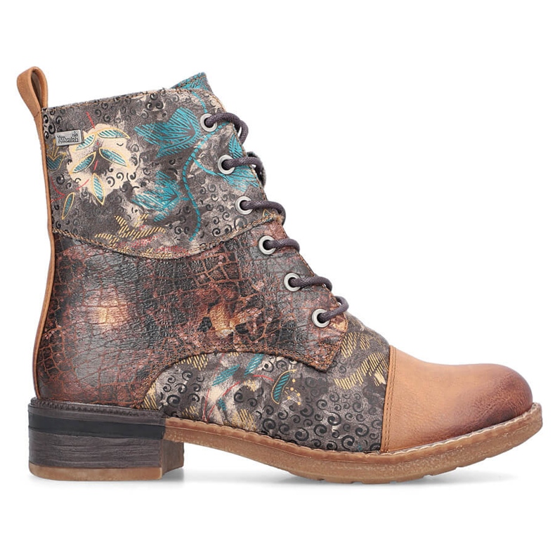 Women's ankle boots insulated waterproof Rieker 94611-90 brown