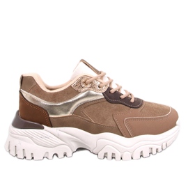 Bolms Khaki women's sneakers brown
