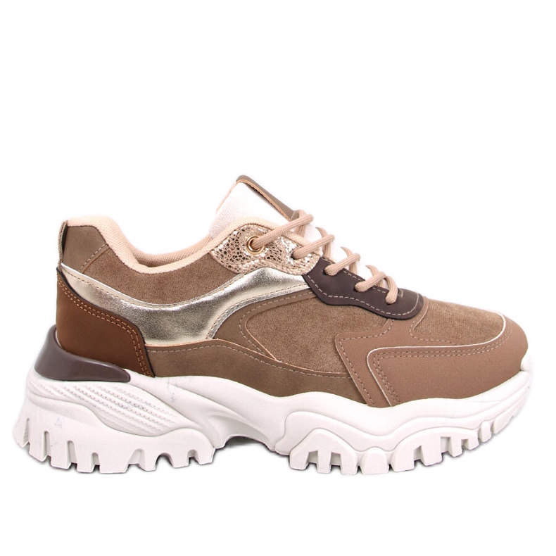 Bolms Khaki women's sneakers brown