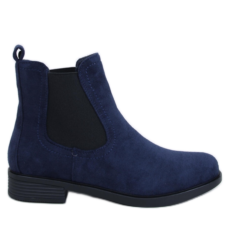 Terra Navy Suede Rubber Boots blue Terra Navy Suede Rubber Boots blue