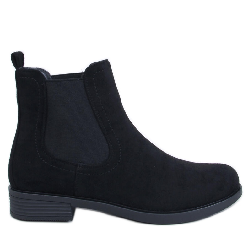 Suede Chelsea boots with Terra Black rubber Suede Chelsea boots with Terra Black rubber