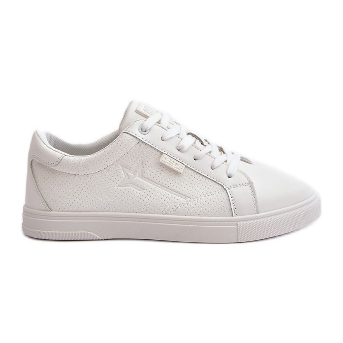 Men's Sneakers Eco Leather Big Star OO174020 Hi-Poly System White Men's Sneakers Eco Leather Big Star OO174020 Hi-Poly System White