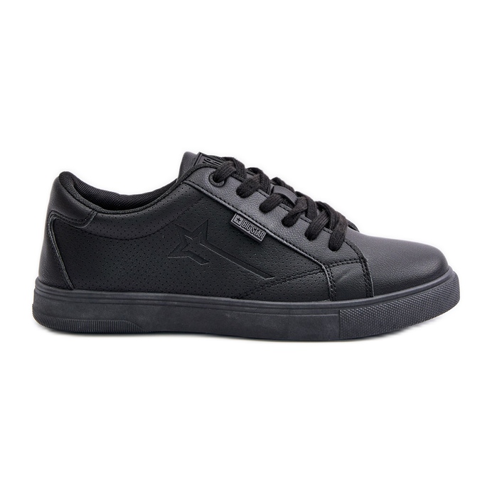 Men's Eco Leather Sneakers Big Star OO174021 Hi-Poly System Black