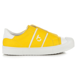 Betler Snake Sneakers On The Platform yellow