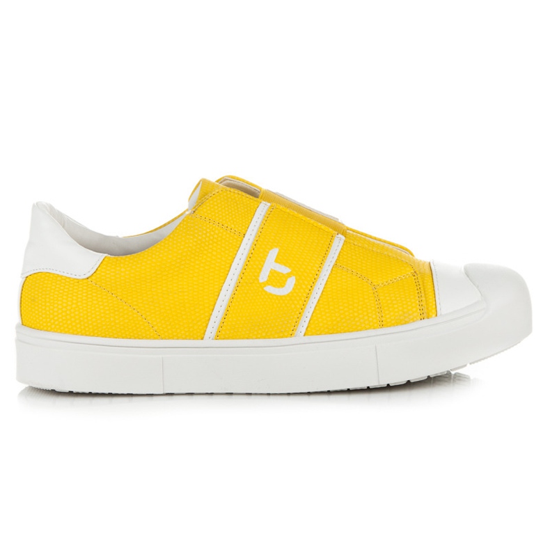Betler Snake Sneakers On The Platform yellow