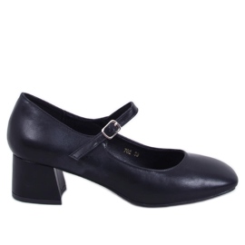 Mary Jane Kelsey Black Heeled Pumps Mary Jane Kelsey Black Heeled Pumps