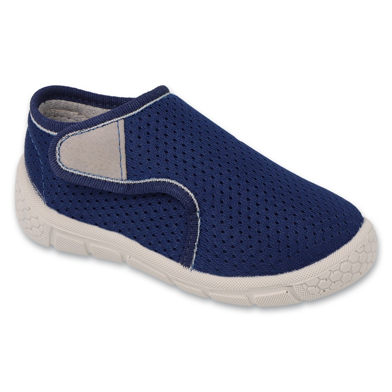 Befado children's slippers with Velcro 536P006 navy blue Befado children's slippers with Velcro 536P006 navy blue