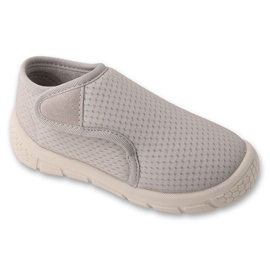 Befado children's slippers 536p005 gray grey