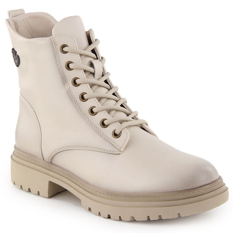 Women's boots insulated trappers beige Potocki 12203 Women's boots insulated trappers beige Potocki 12203