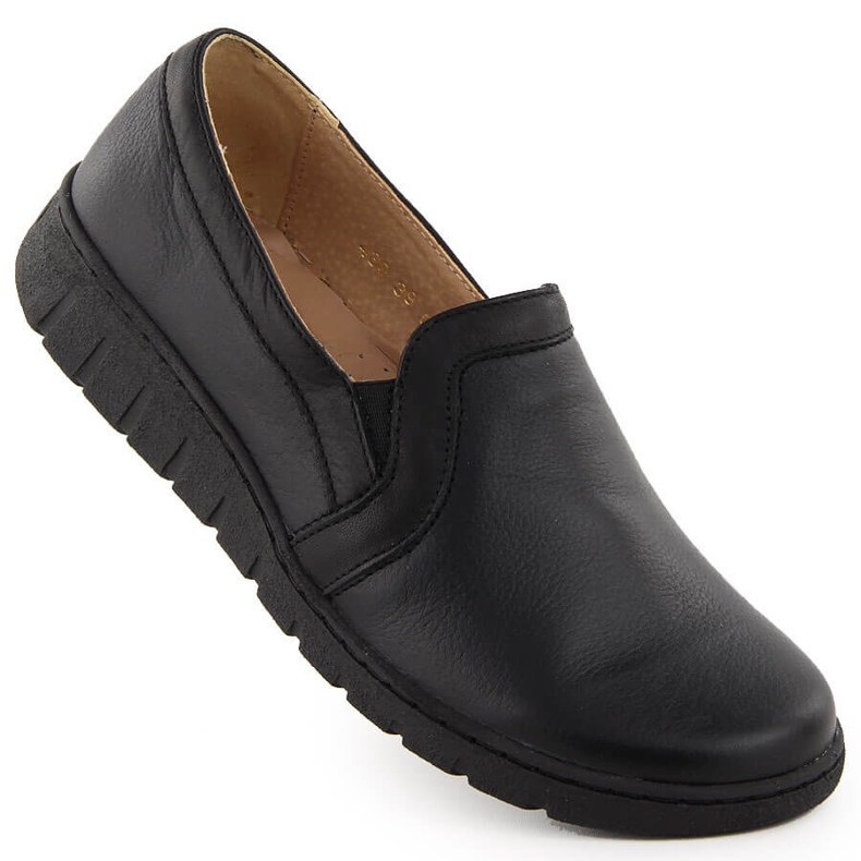 Leather women's shoes comfortable black Helios 430