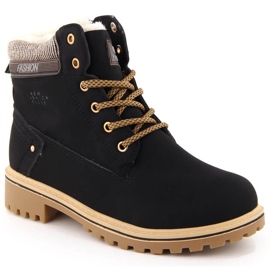 Women's black boots Potocki 97301
