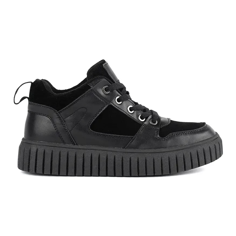 Black high top women's sneakers Black high top women's sneakers