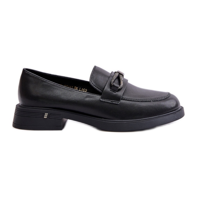 Women's Genuine Leather Moccasins Vinceza 62181 Black Women's Genuine Leather Moccasins Vinceza 62181 Black
