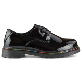 Leather black patent leather oxfords for women natural leather Leather black patent leather oxfords for women natural leather