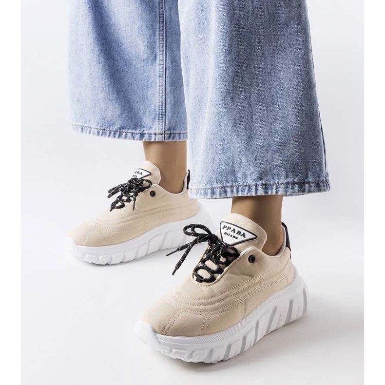 Beige leather women's ankle boots on the platform, insulated ankle boots made of genuine leather Beige leather women's ankle boots on the platform, insulated ankle boots made of genuine leather