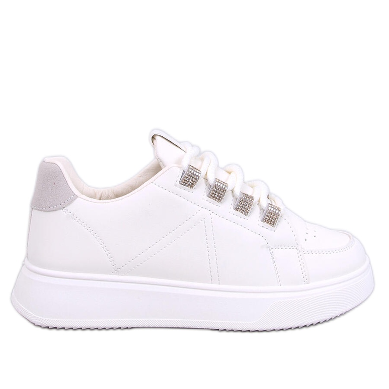 Sadri Beige sneakers with thick laces