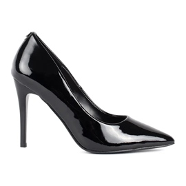 Women's black patent stilettos Women's black patent stilettos