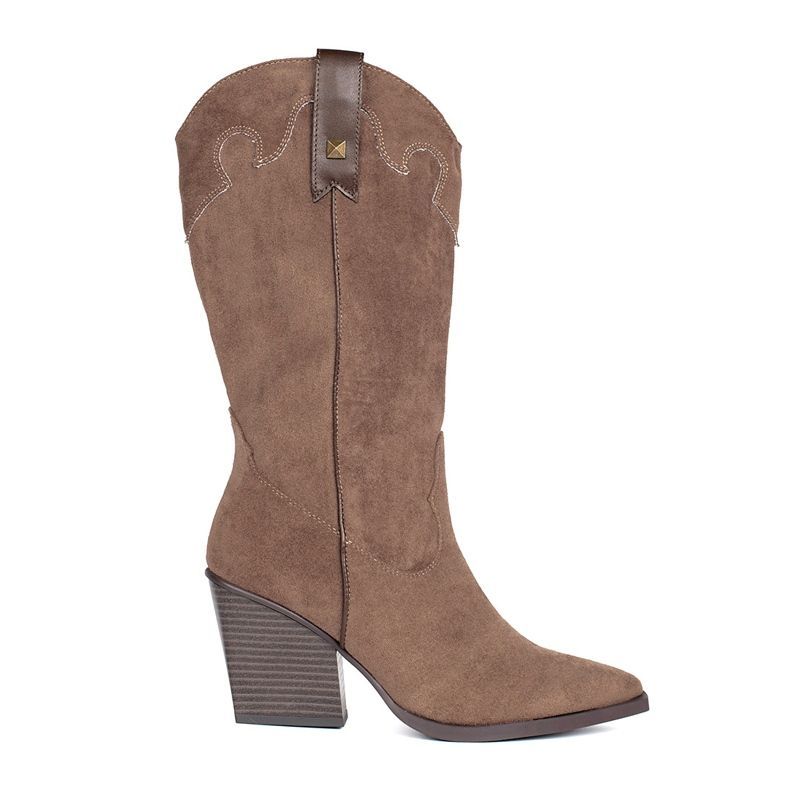 Seastar Women's Brown Suede Cowboy Boots Seastar Women's Brown Suede Cowboy Boots