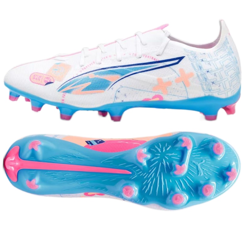 Puma Ultra 5 Match Vol.Up FG/MG 108064-01 Football Boots white Puma Ultra 5 Match Vol.Up FG/MG 108064-01 Football Boots white