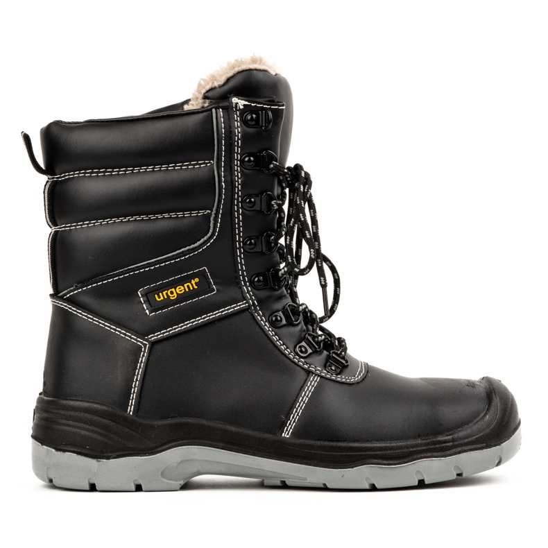 Men's Winter Shoes URGENT 113/S3 with toe cap black