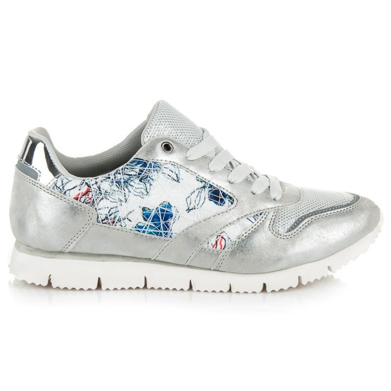 Mckeylor Women's Sneakers On The Binding grey