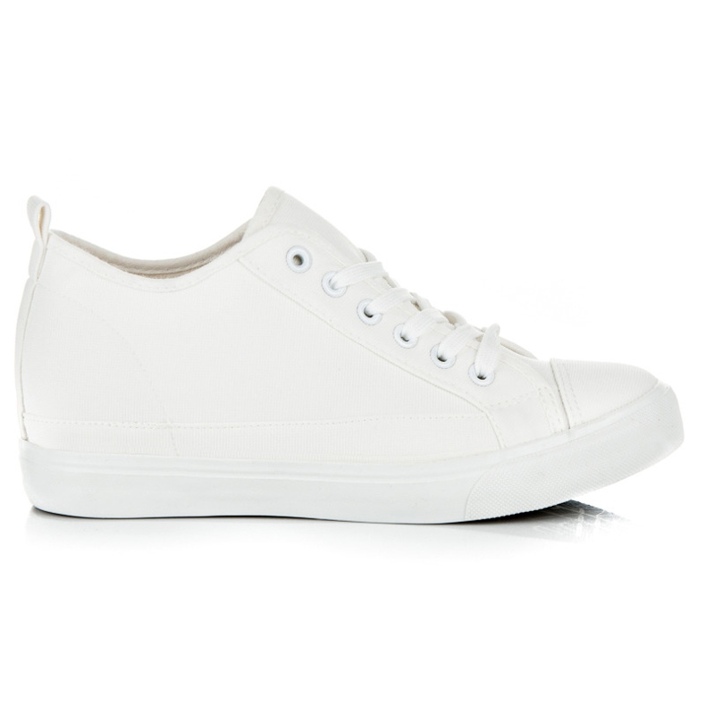 Mckeylor White wedge sneakers