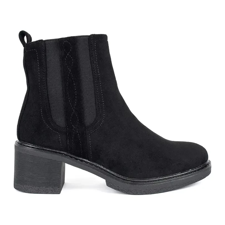 Seastar Black suede Jodhpur boots on the post
