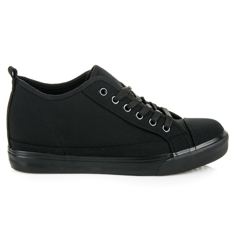 Mckeylor Black wedge sneakers
