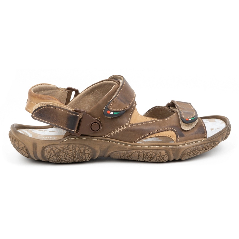 Mateos Men's leather sandals for the driver 362MA brown Mateos Men's leather sandals for the driver 362MA brown