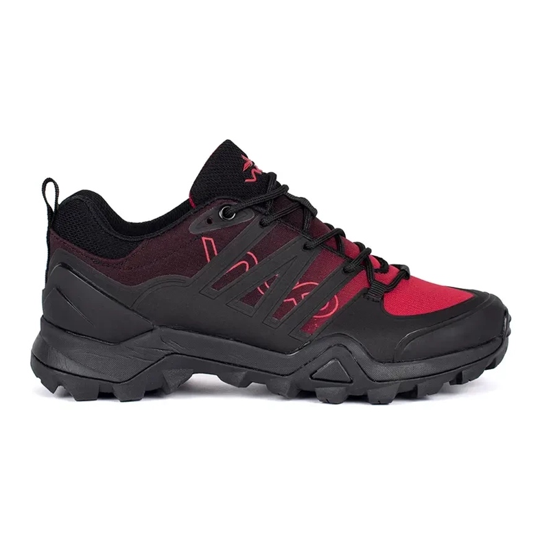 Black and red VICO women's trekking shoes