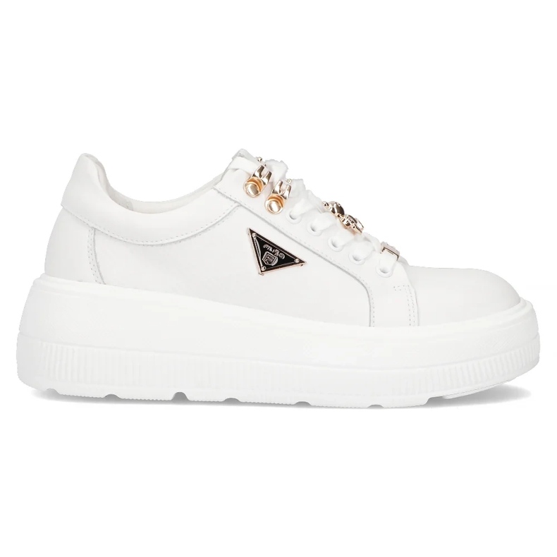 Filippo DP6382/24 Wh leather sneakers white