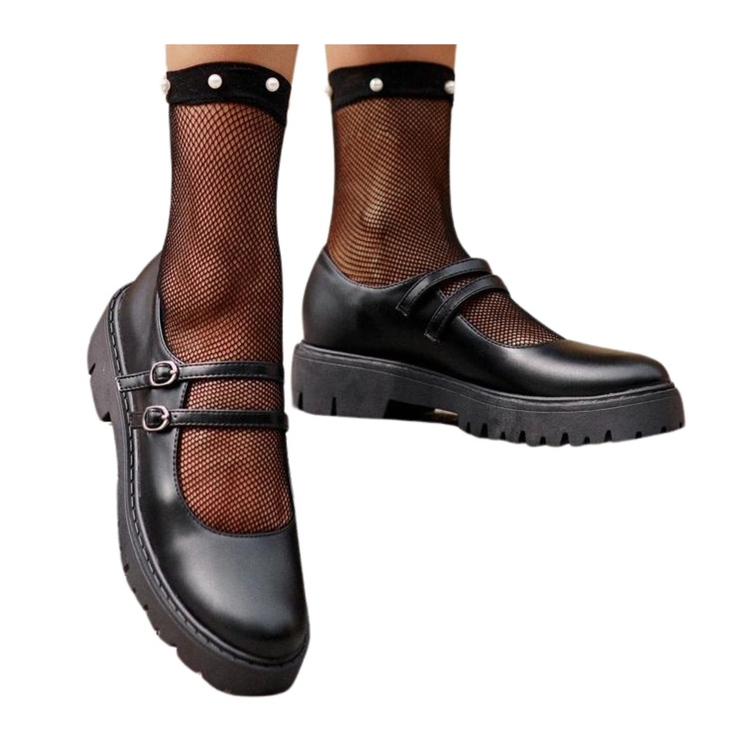 Women's Strappy Half Shoes Black Rialuna Women's Strappy Half Shoes Black Rialuna