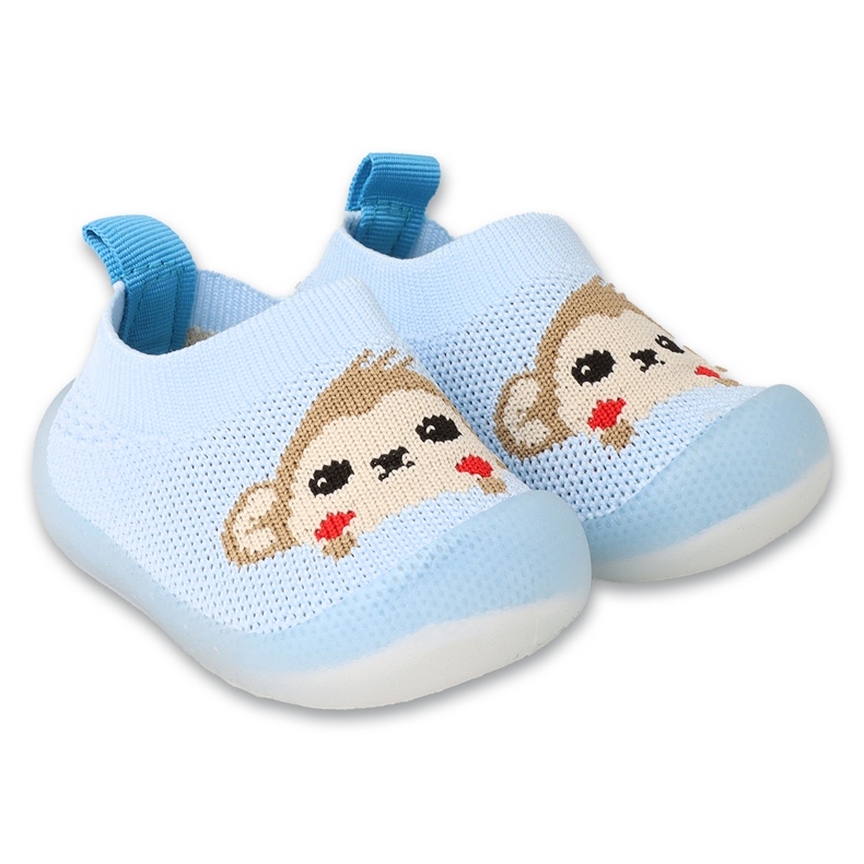 Befado baby shoes 002P070 elastic blue bottoms