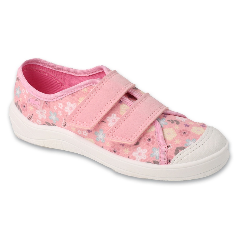 Befado children's sneakers with Velcro with patterns 772Y010 pink