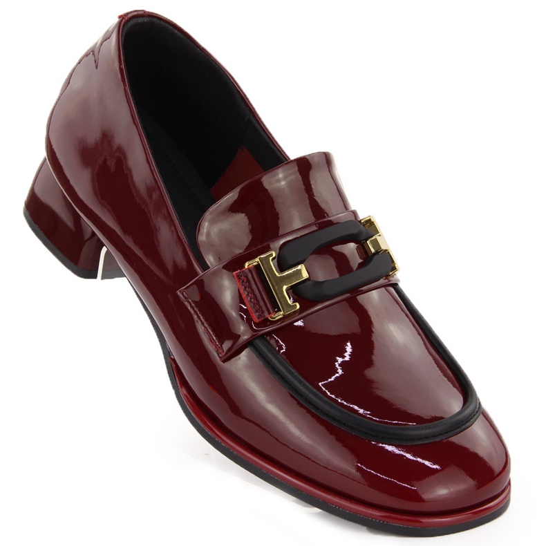 Leather ladies loafers burgundy Artiker 55C0103 red Leather ladies loafers burgundy Artiker 55C0103 red