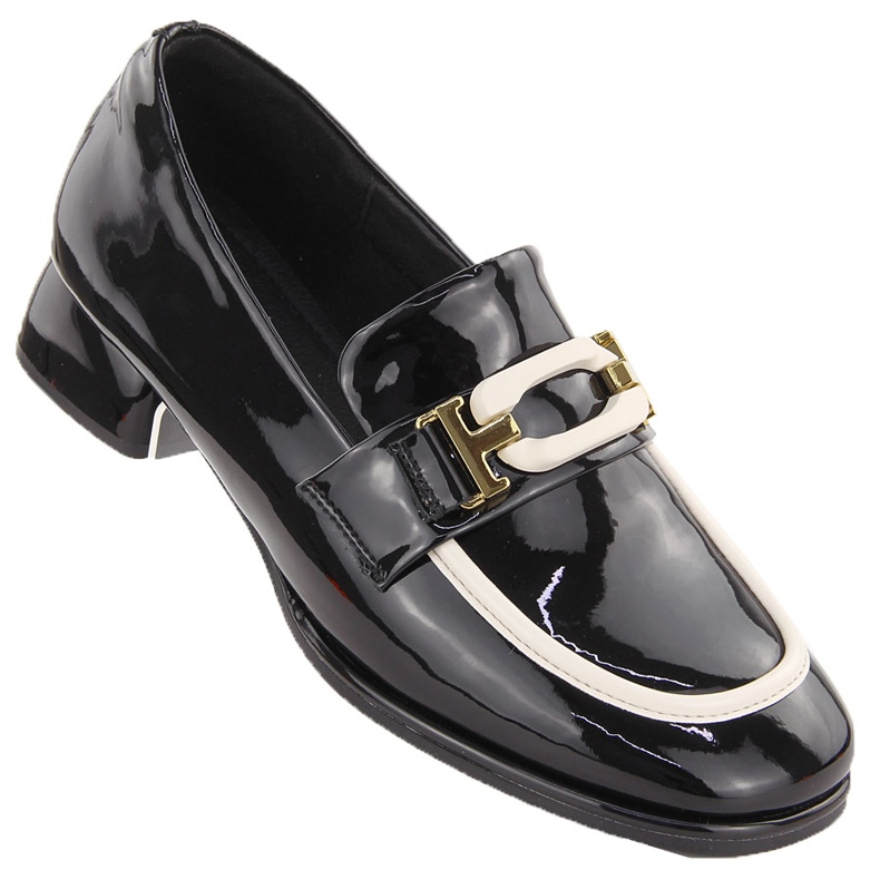 Leather ladies loafers black Artiker 55C0104