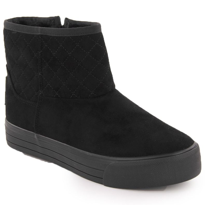 Women's snow boots mukluki saszki black Big Star OO274A522